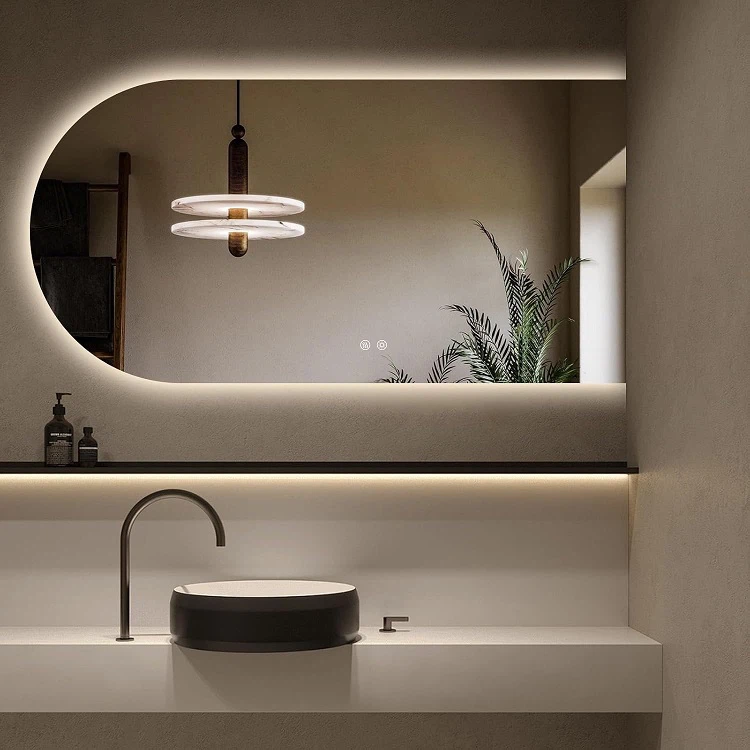 Arched LED Bathroom Mirror