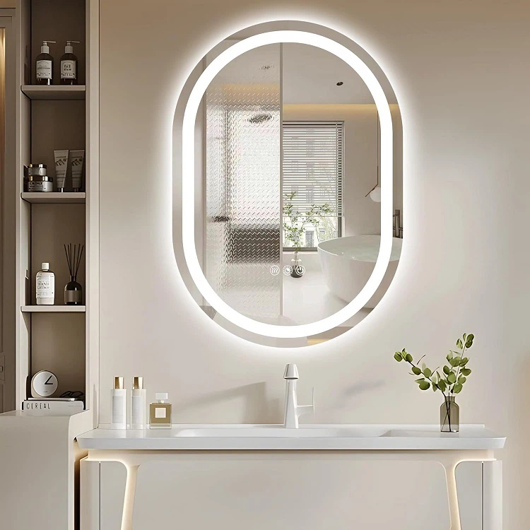 Led Bathroom Mirror Oval
