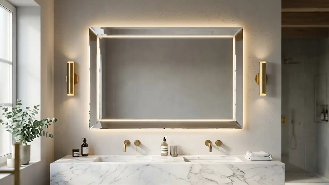 Beveled Bathroom Mirrors