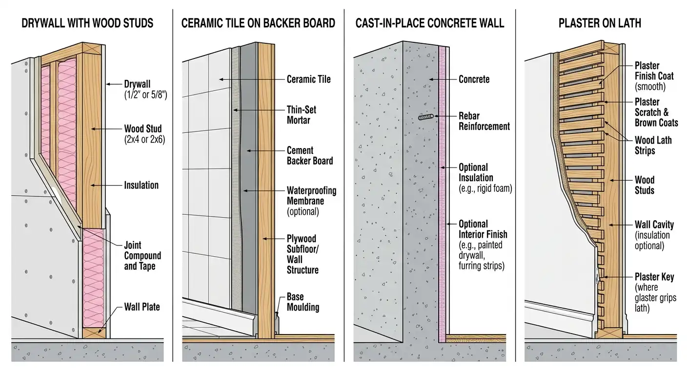 four wall types