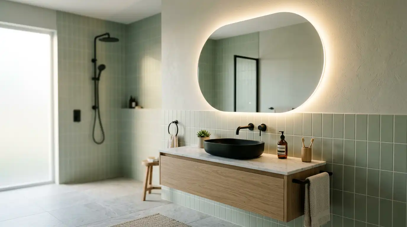 Lighted Bathroom Mirror